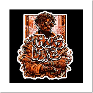 Thug Life Inspired Street Art Posters and Art